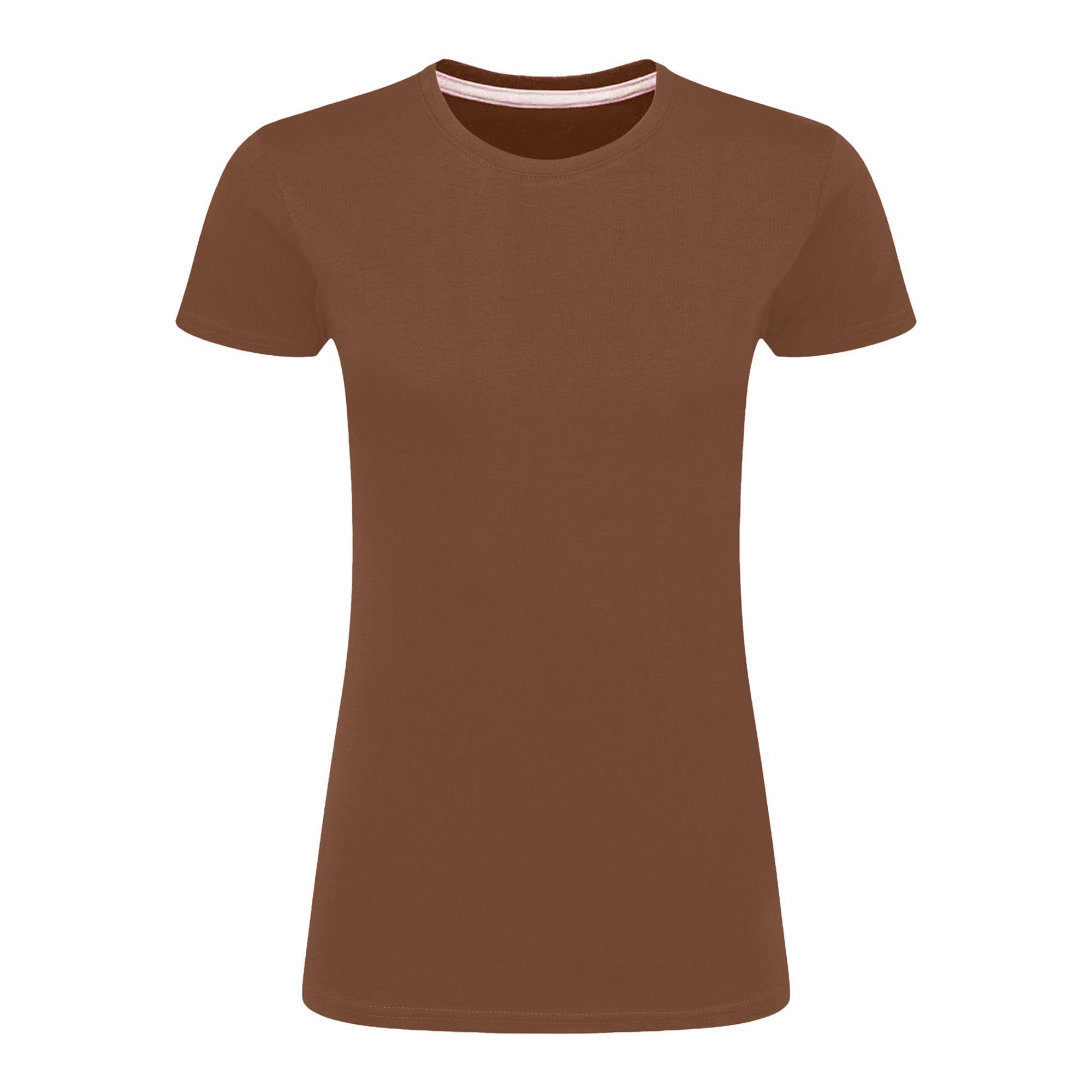 Sg - Tshirt Perfect Print Femme (taupe) - T-shirt Manches Courtes - Marron - S - Decathlon