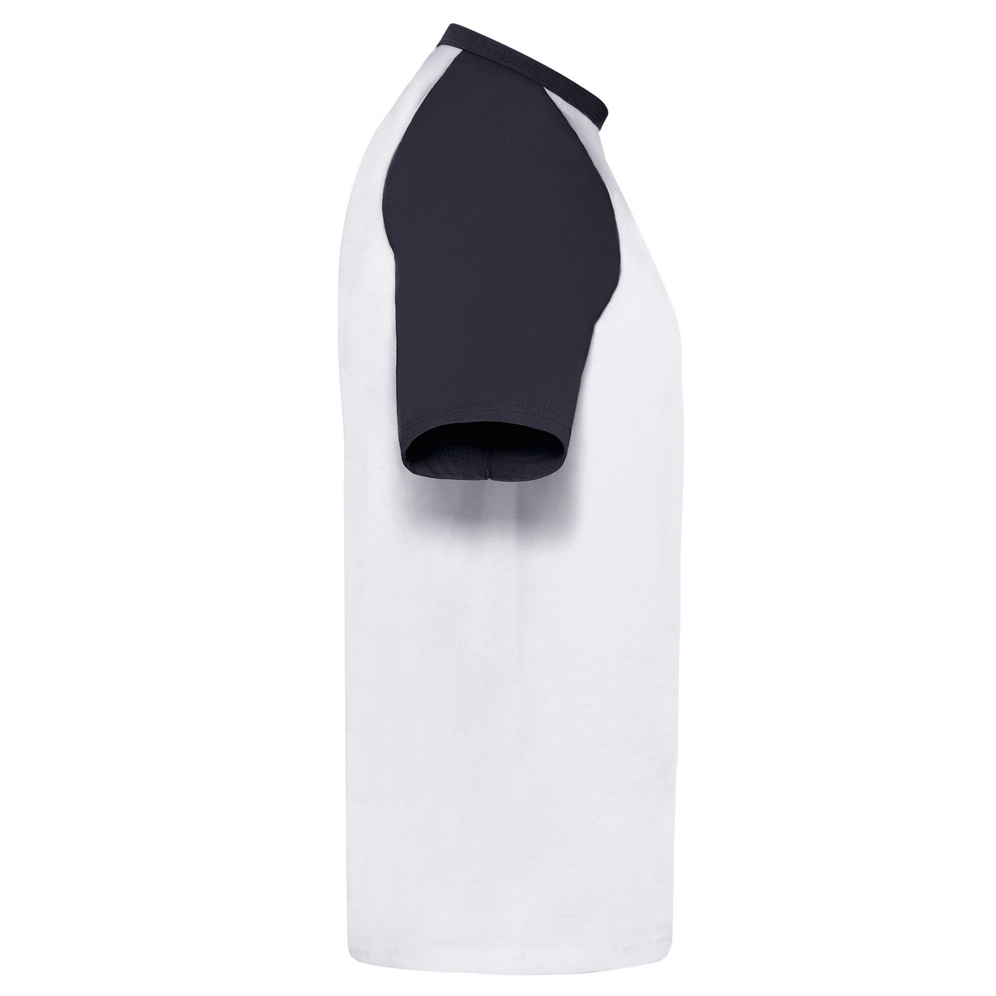 Tshirt VALUEWEIGHT Homme (Blanc / Bleu Marine Sombre) 3/3