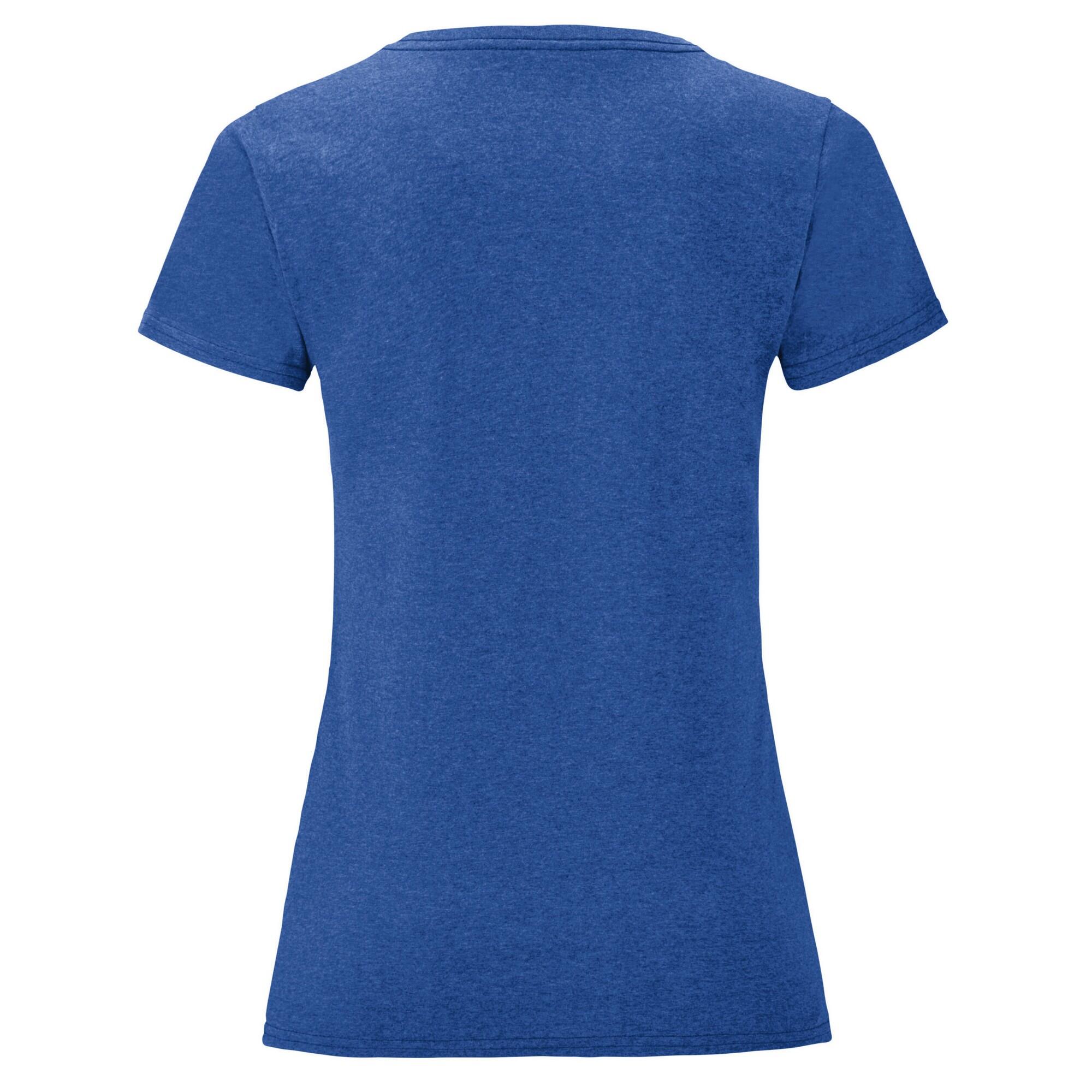Tshirt ICONIC Femme (Bleu Roi Chiné) 2/2