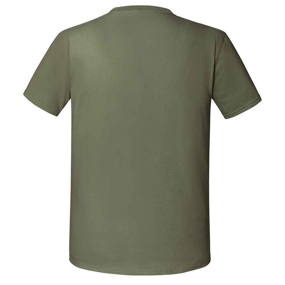 Camiseta Iconic 195 Premium de Algodón Ringspun para Hombre Oliva Clásico 2/2