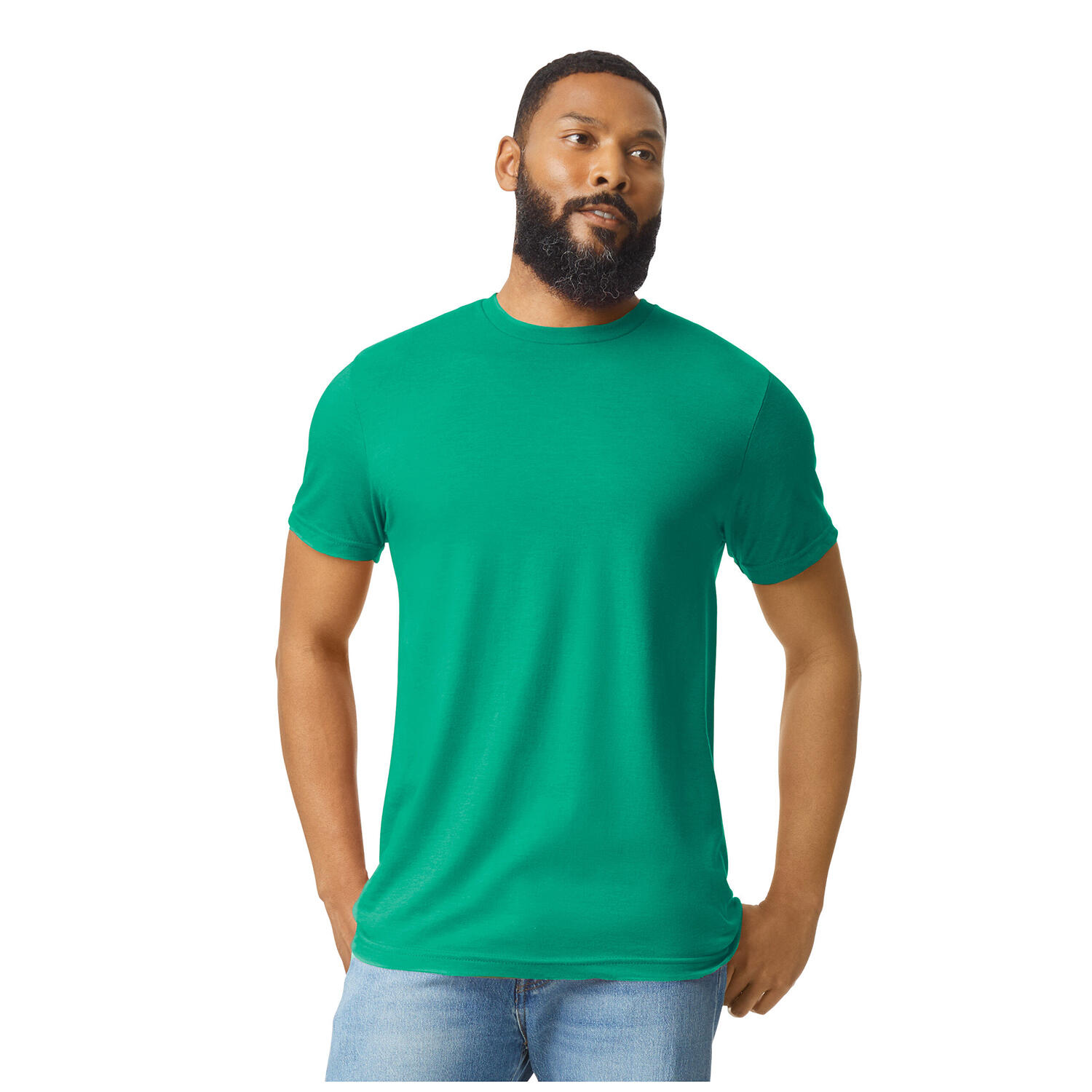 Gildan - Tshirt Softstyle Adulte (vert) - T-shirt Manches Courtes - Vert - 38 S - Decathlon