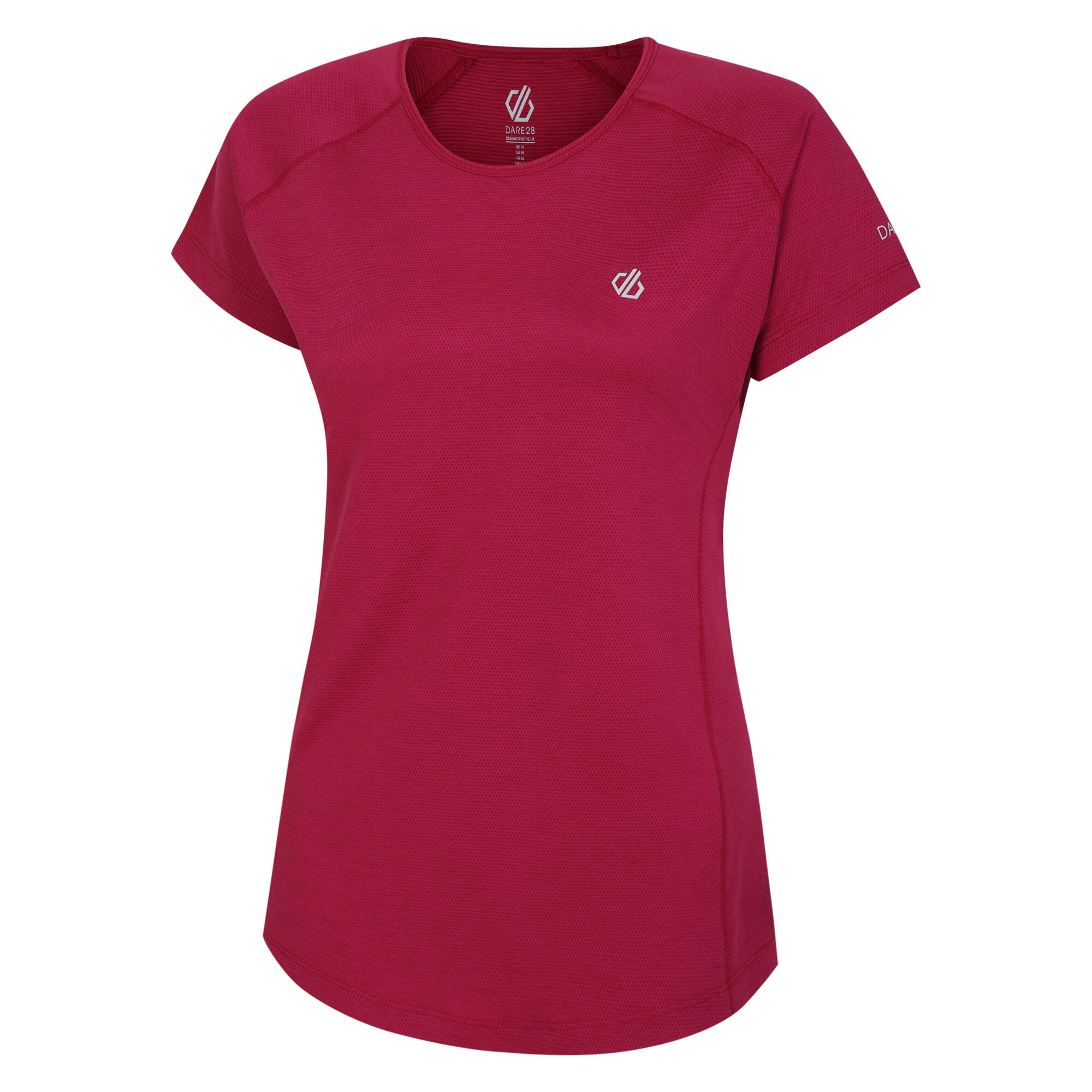 Camiseta Corral para Mujer Rosa Baya Jaspeada 3/4