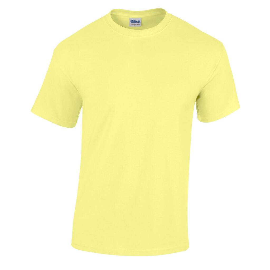 Unisex Adult Heavy Cotton TShirt (Cornsilk)
