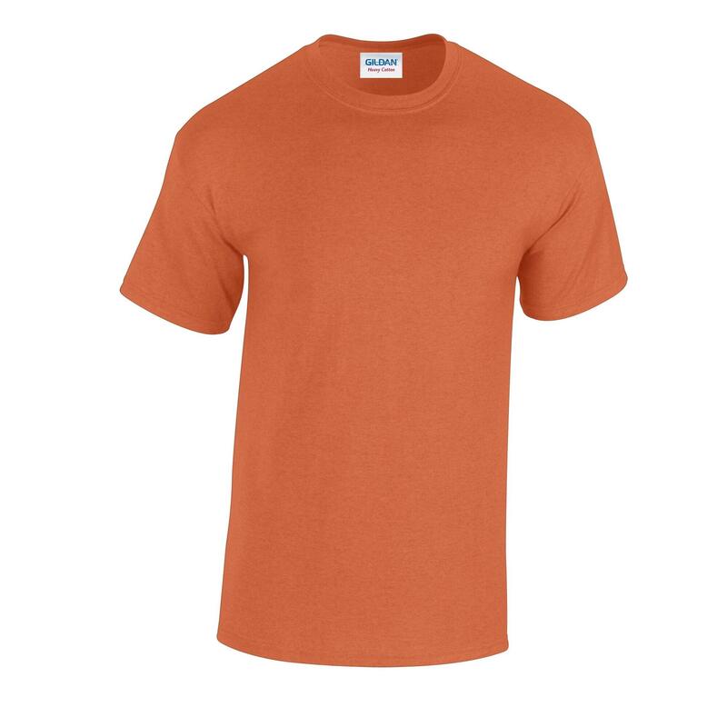 Unisex Antiek zwaar Tshirt voor volwassenen (Antiek Oranje)