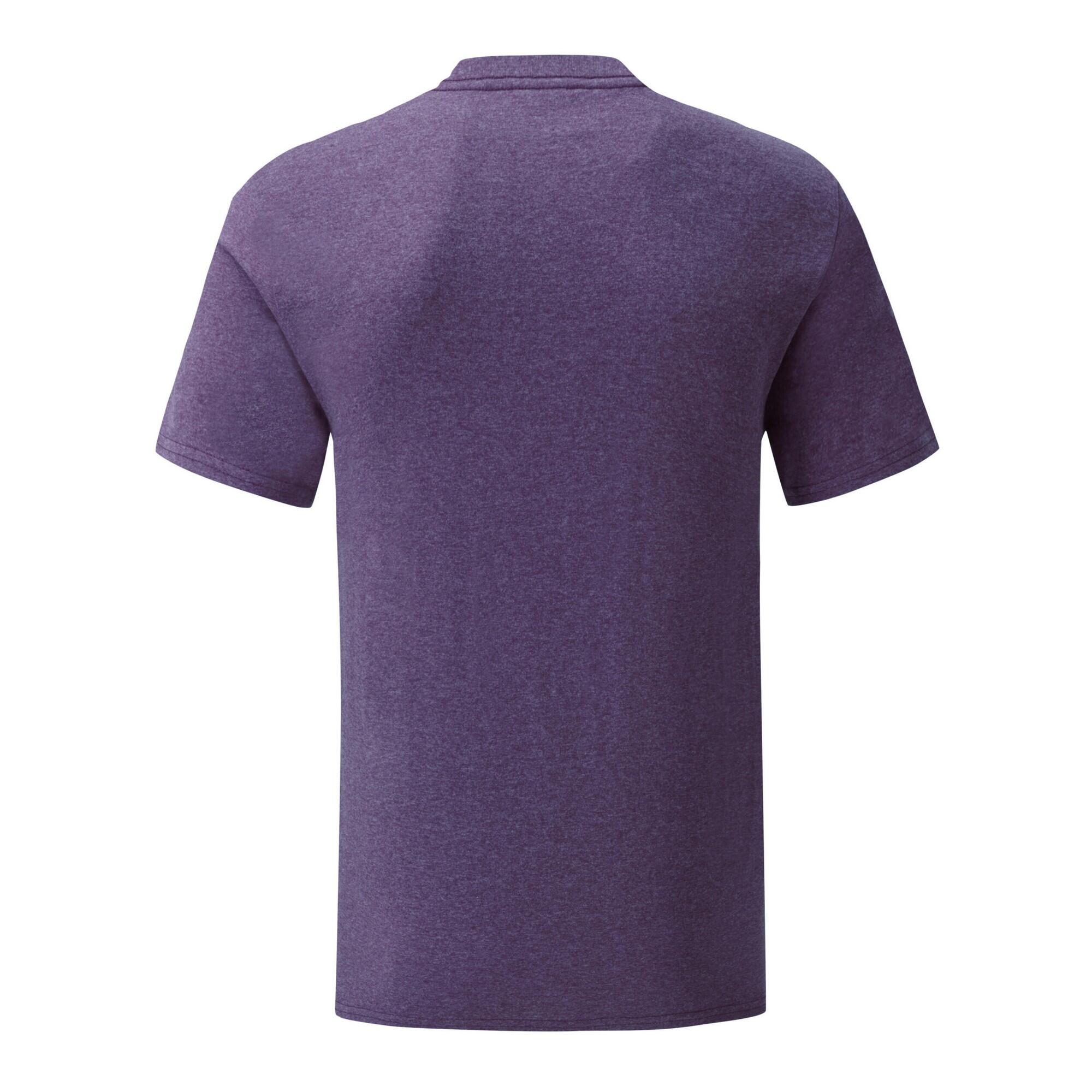 Camiseta Iconic de Jaspeado para Adultos Unisex Morado Jaspeado 2/2