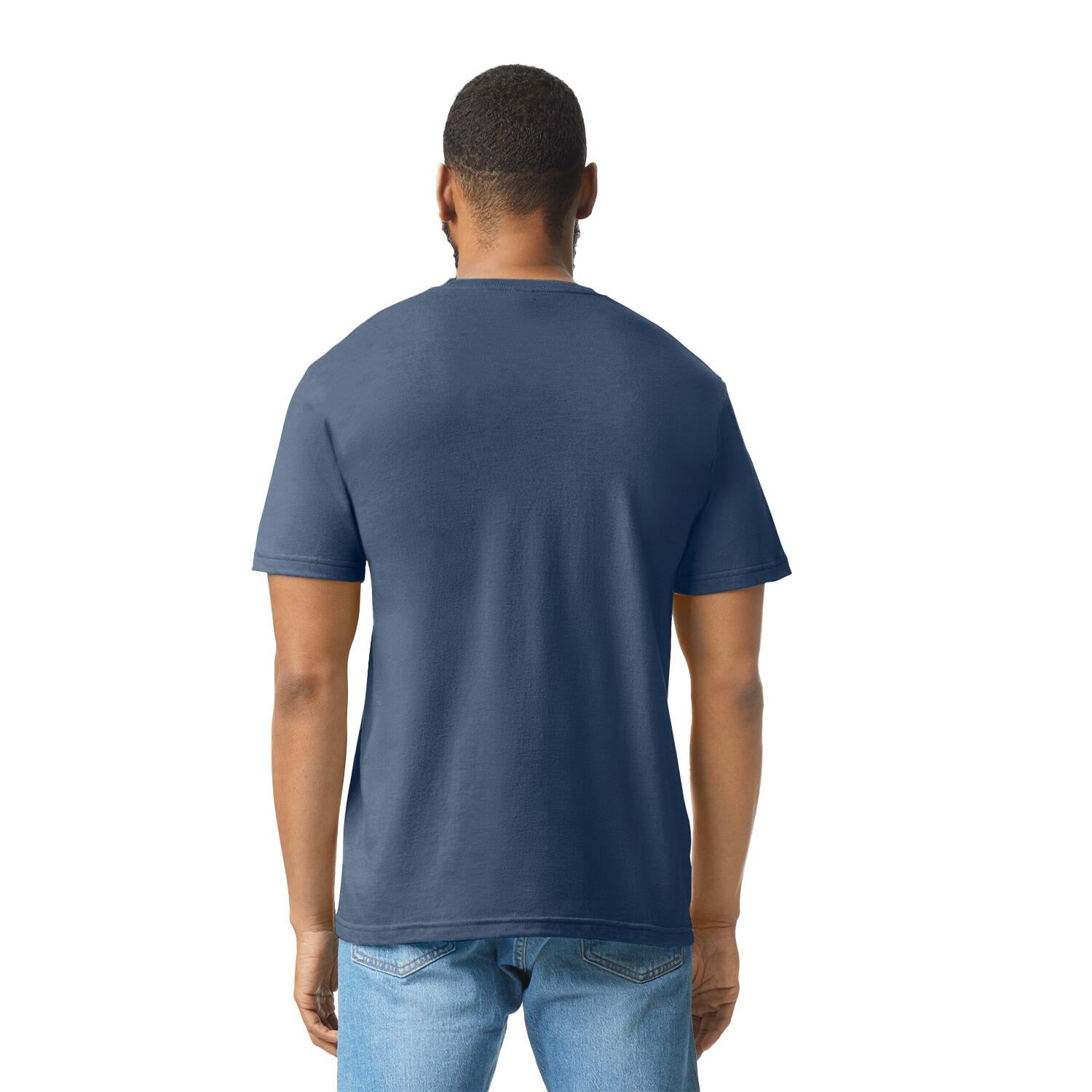 Tshirt SOFTSTYLE Adulte (Bleu Marine) 2/2