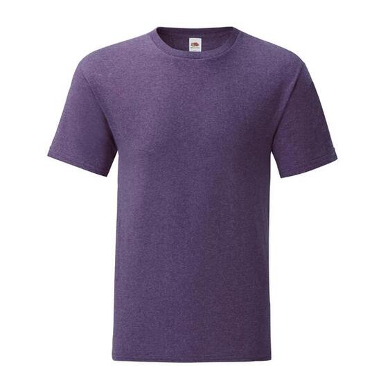 Camiseta Iconic de Jaspeado para Adultos Unisex Morado Jaspeado