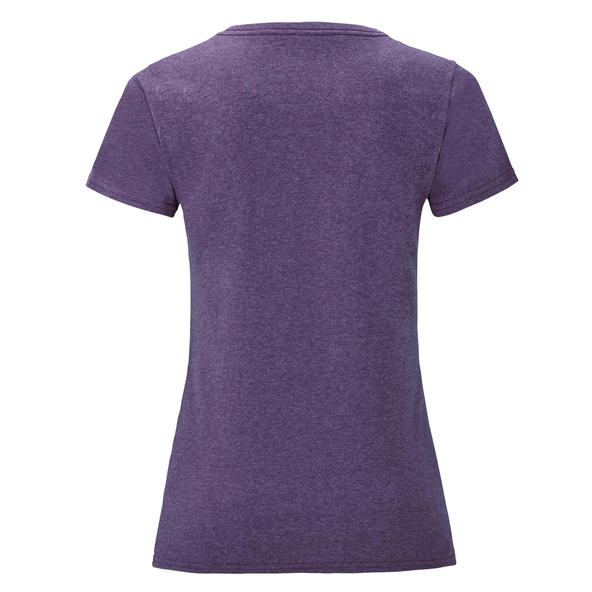 Tshirt ICONIC Femme (Violet Chiné) 2/3