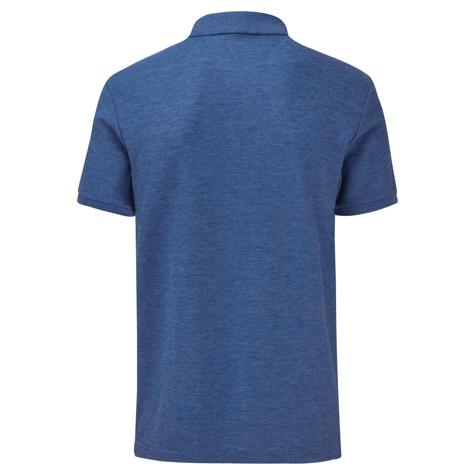 Polo Hombres Azul Real Jaspeado 2/3