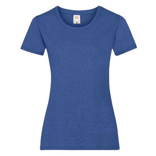Dames Valueweight TShirt (Retro Heather Royal)