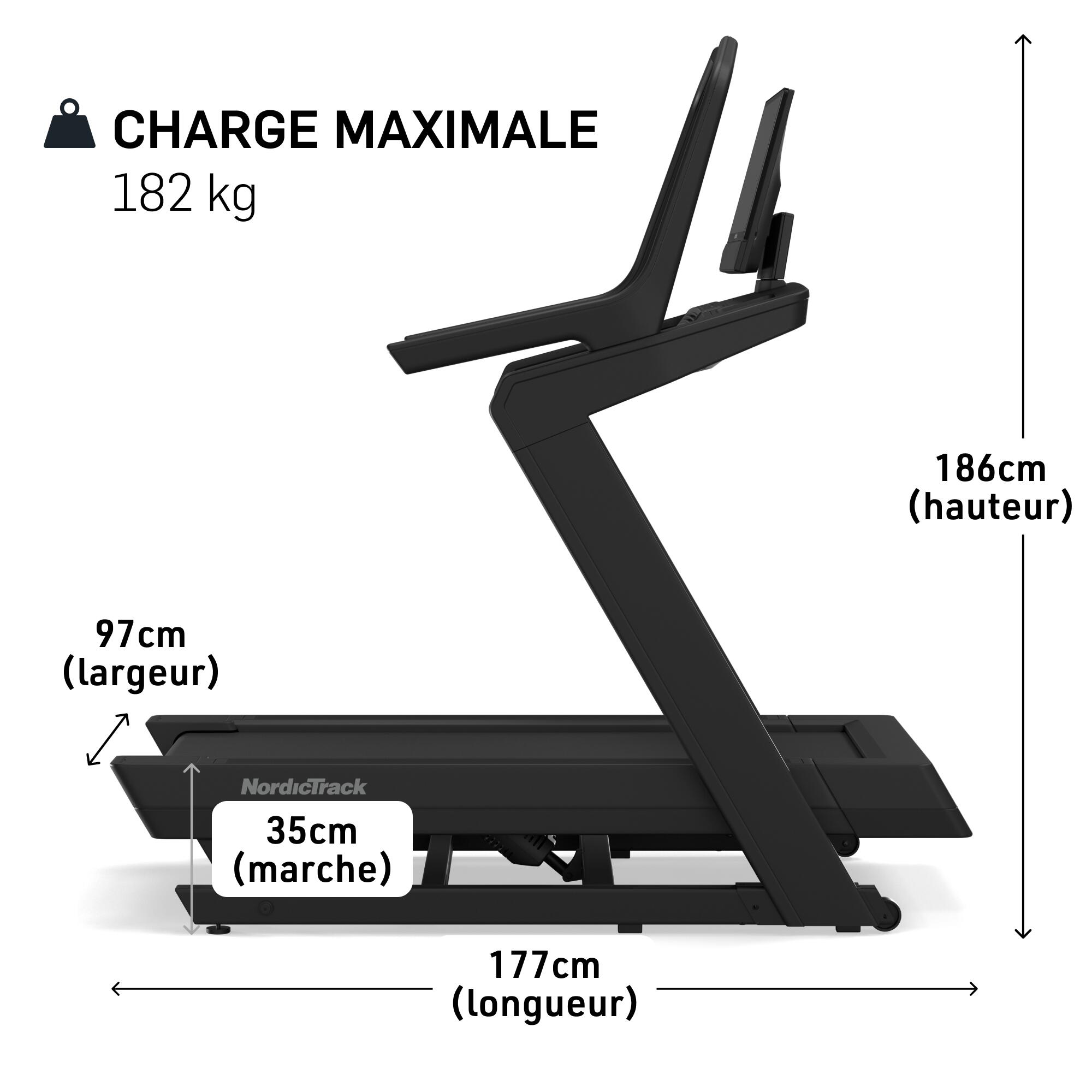 PACK Tapis de course X24 + 1 an de coaching / Écran tactile 16" 4/5