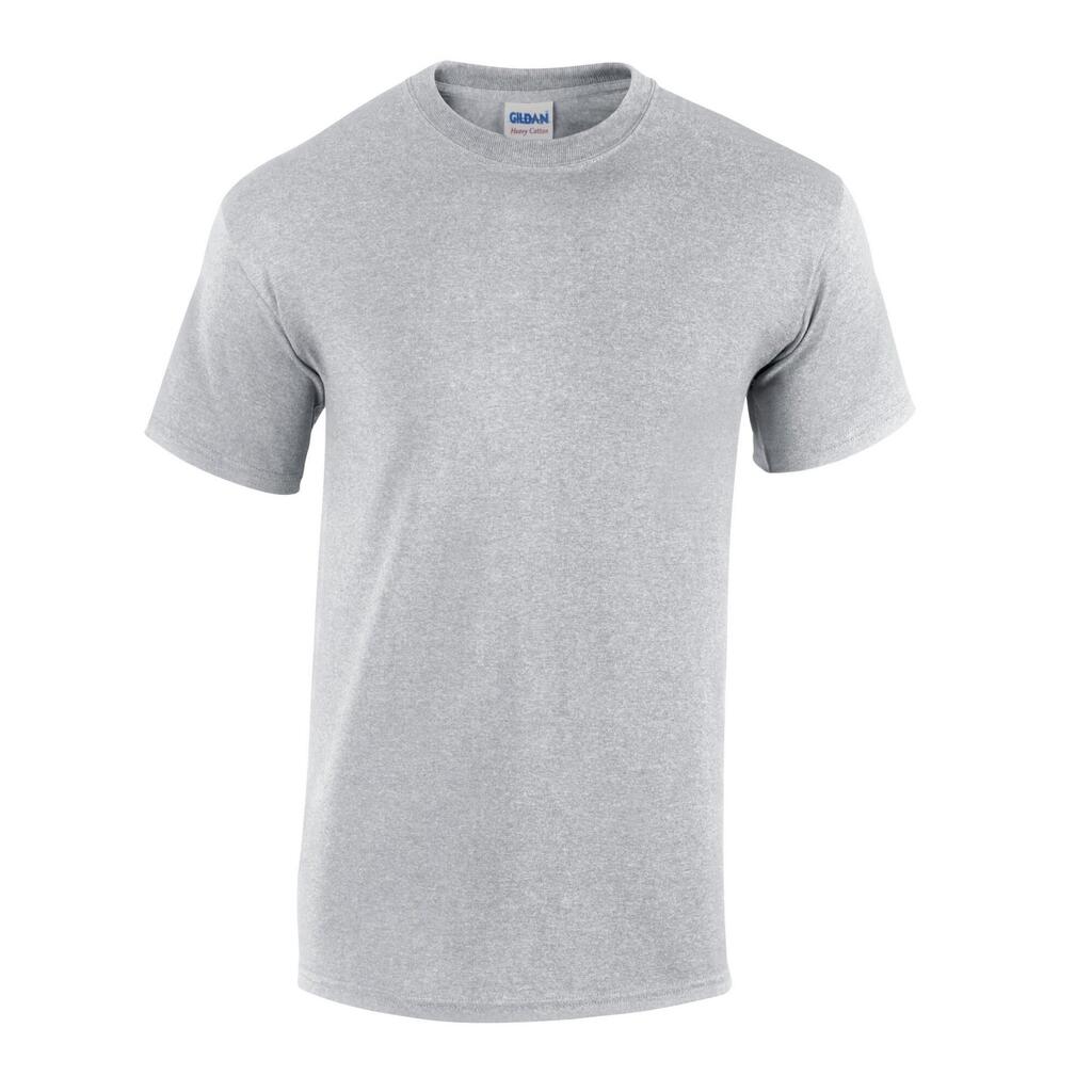 Unisex Adult Cotton Blend Heavy TShirt (Sports Grey)