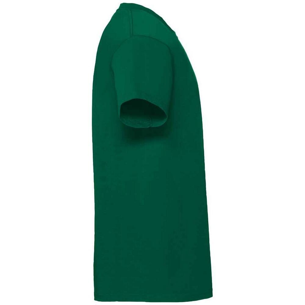 Camiseta Iconic 195 Premium de Algodón Ringspun para Hombre Verde Universidad 3/3