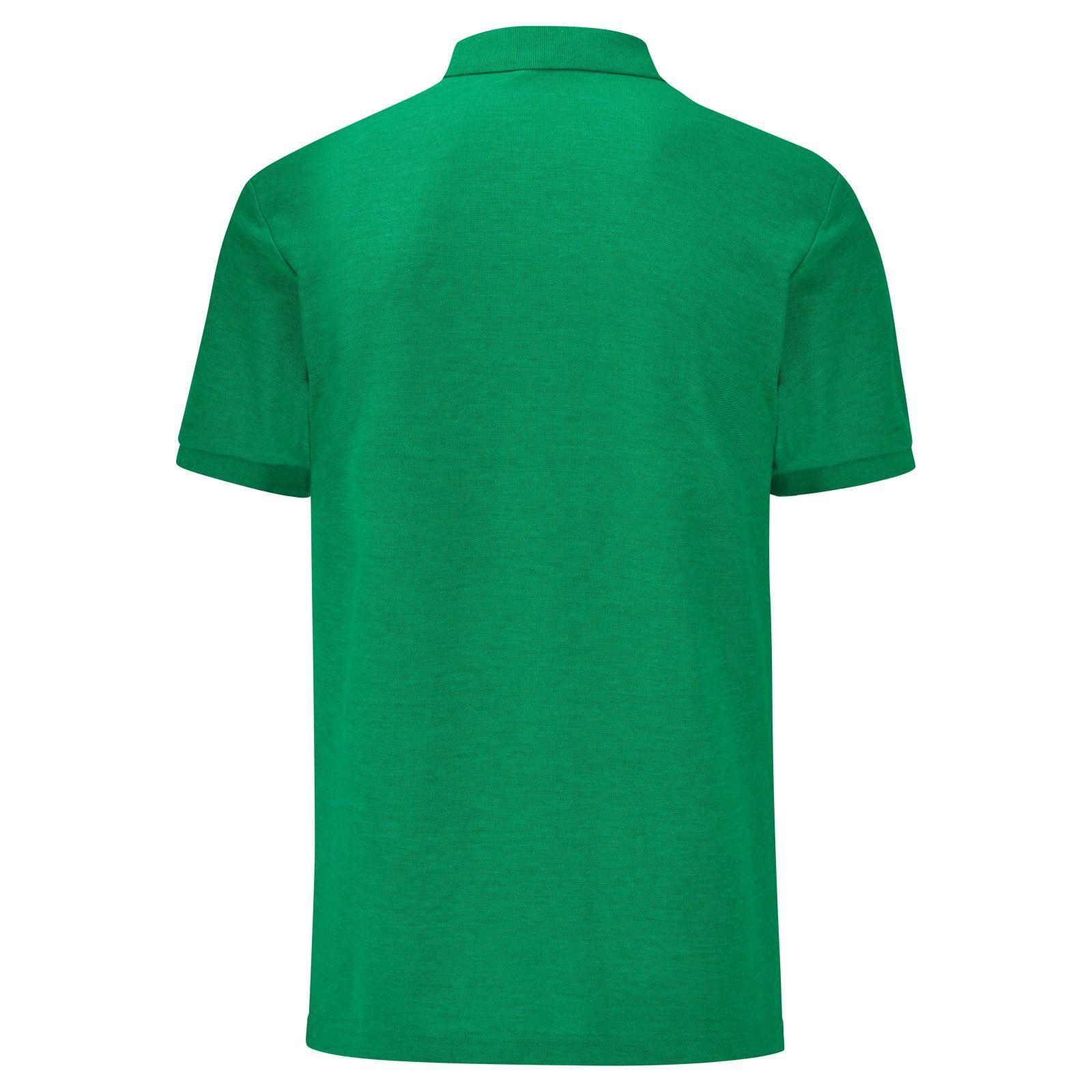 Polo Hombres Verde Jaspeado 2/3