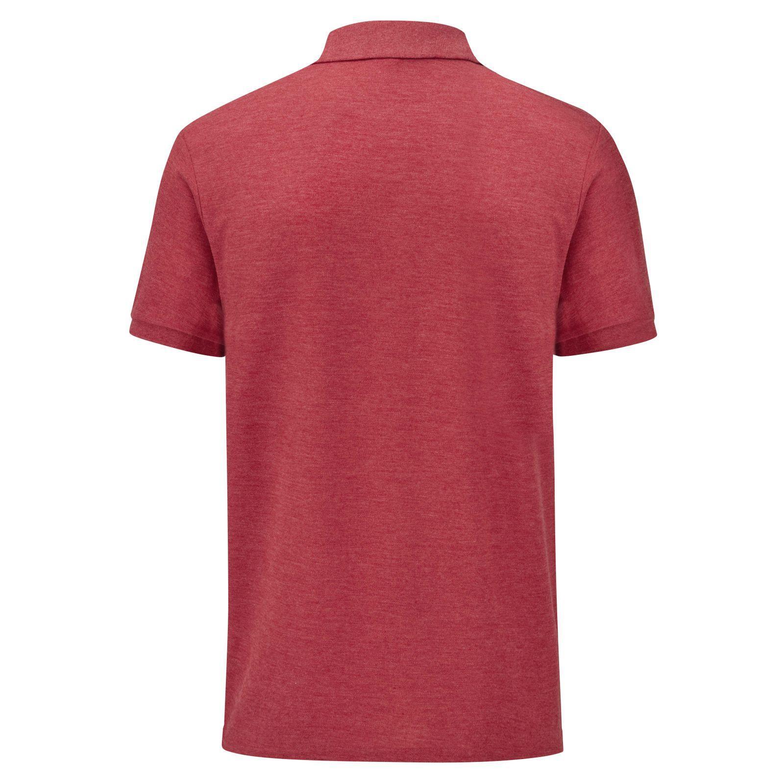 Polo Hombres Rojo Jaspeado 2/3
