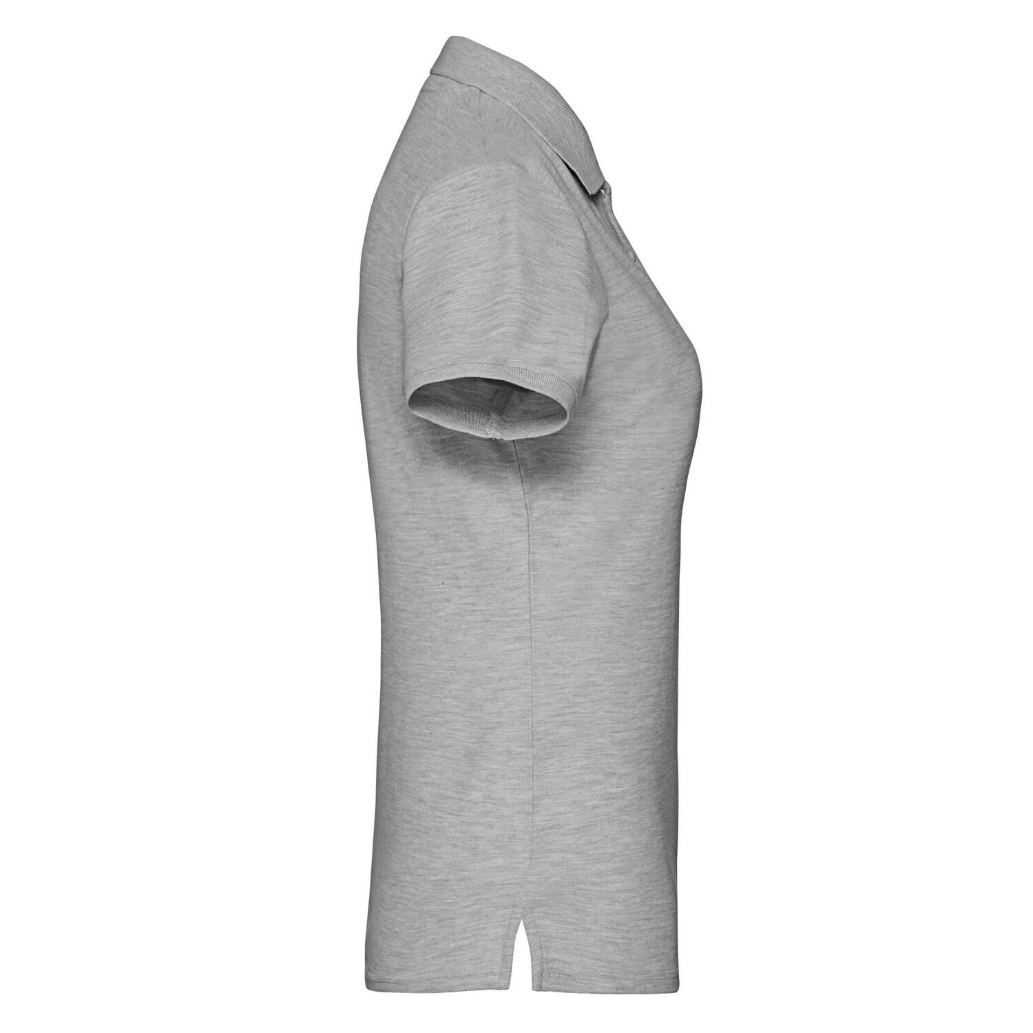 Polo PREMIUM Femme (Gris Clair Chiné) 3/3