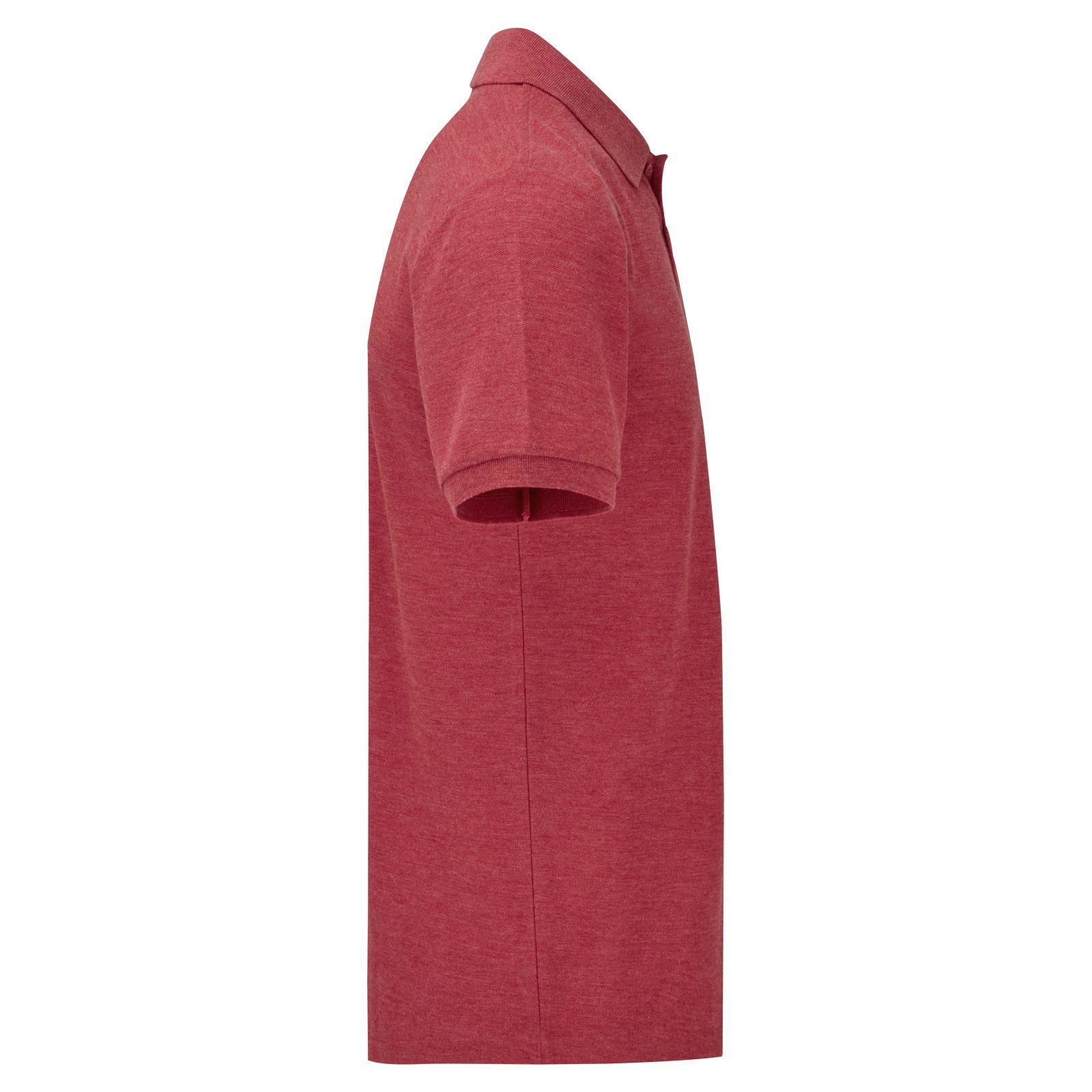 Polo Hombres Rojo Jaspeado 3/3