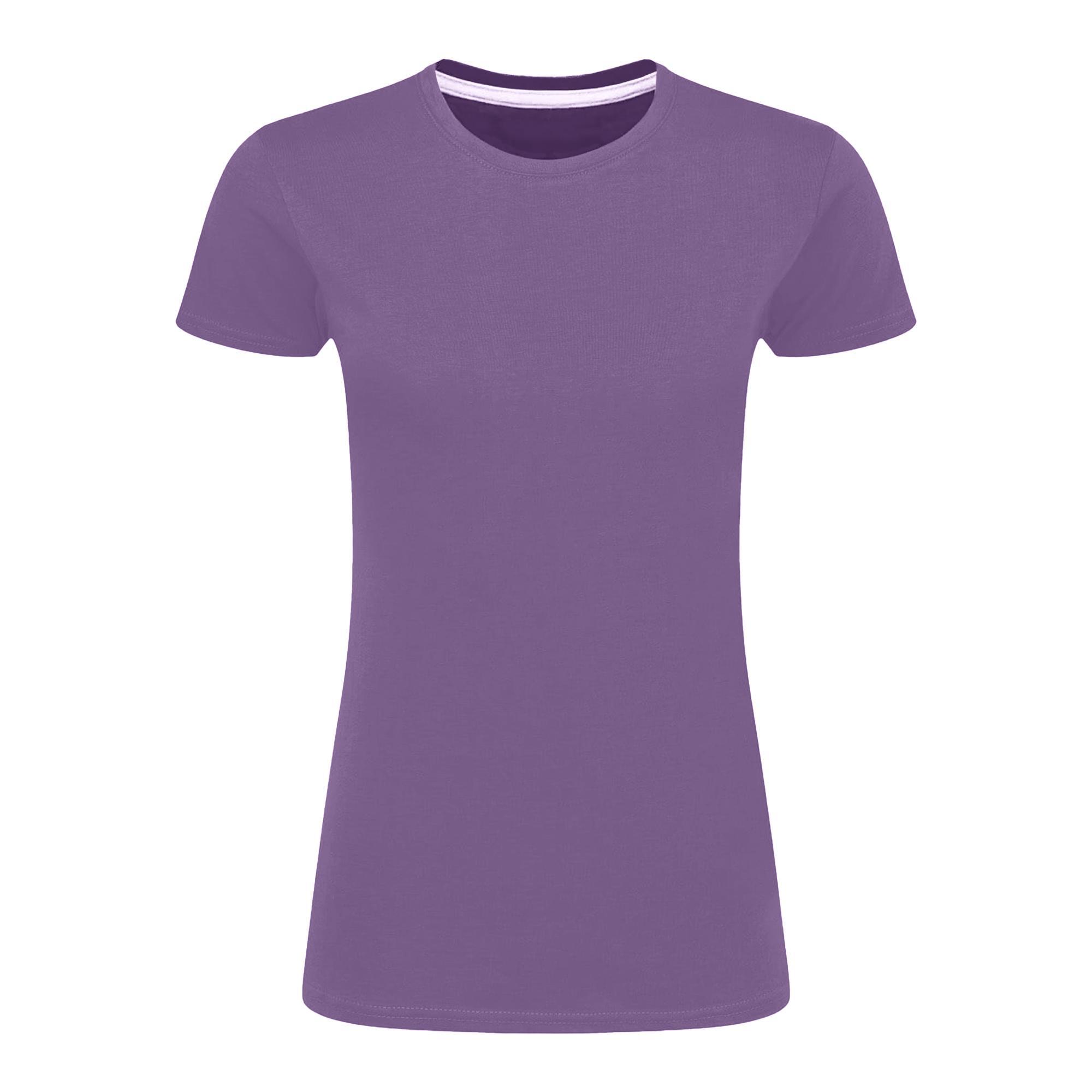 Sg - Tshirt Perfect Print Femme (glycine) - T-shirt Manches Courtes - Violet - 36 Xs - Decathlon