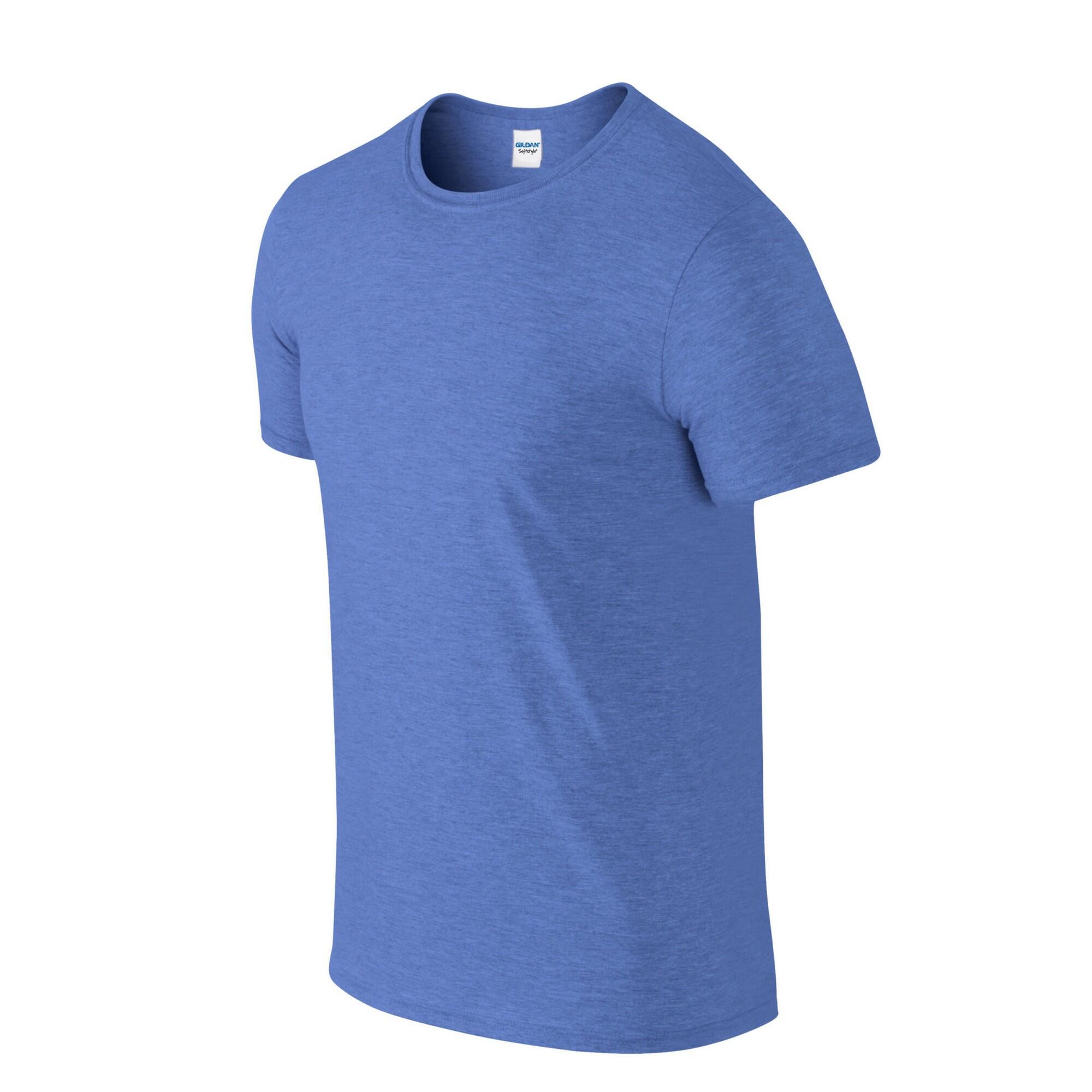 Maglietta Adulto Unisex Gildan Softstyle Heather Royal 3/3