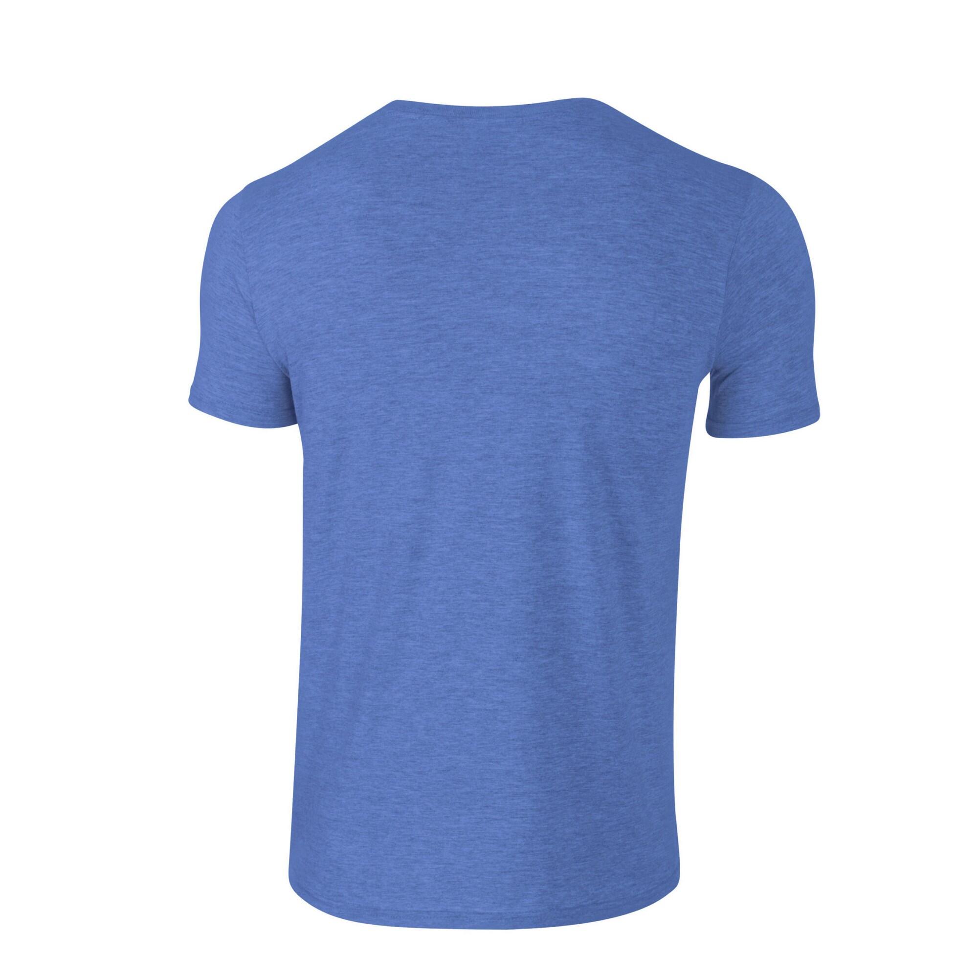 Maglietta Adulto Unisex Gildan Softstyle Heather Royal 2/3