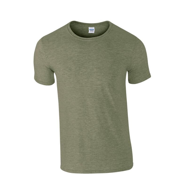 Unisex Softstyle Tshirt voor volwassenen (Militaire Groene Heide)