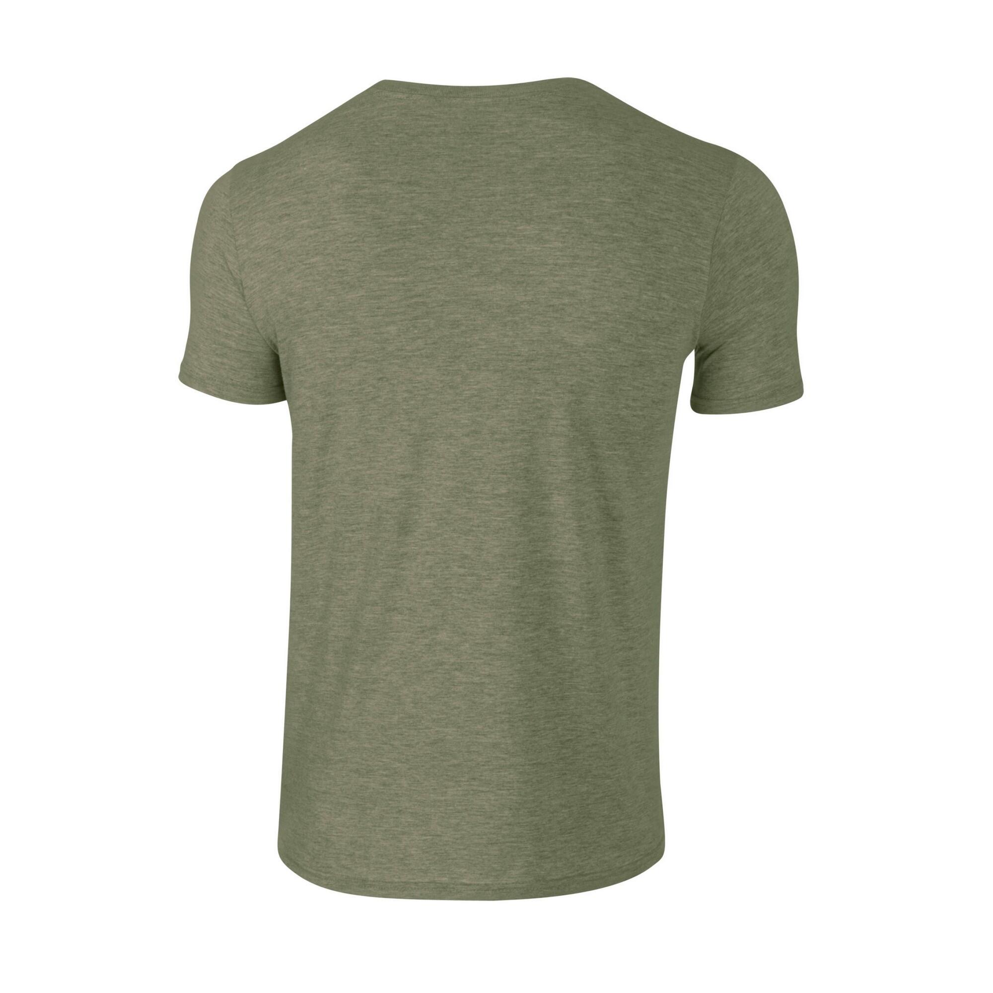 Tshirt SOFTSTYLE Adulte (Vert Kaki Chiné) 2/3