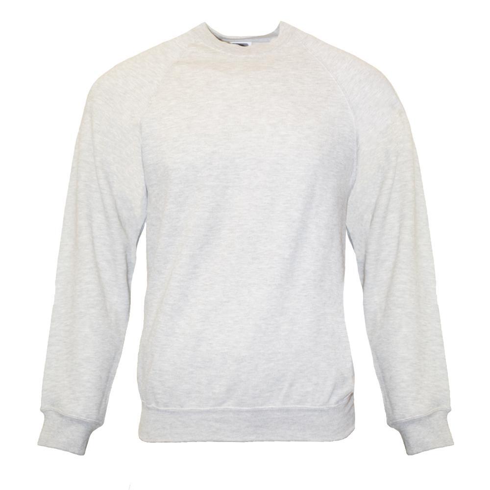 Sudadera con cuello rendondo mangas Raglan hombre caballero Azul claro 3/3