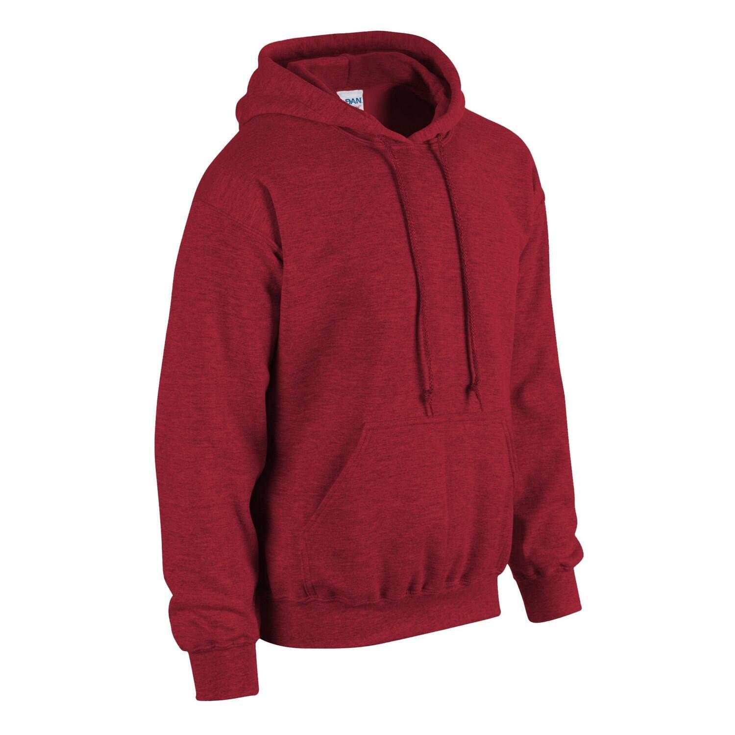 Unisex Adult Heavy Blend Hoodie (Antiek kersenrood) 3/3