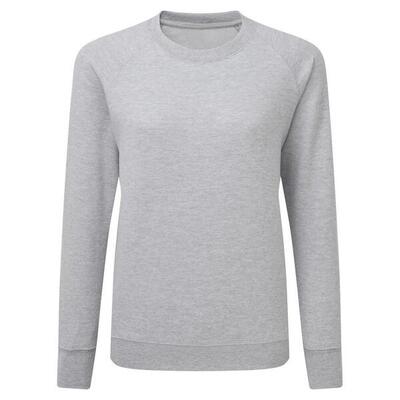 Dames raglan mouwen crew hals sweatshirt (marineblauw)