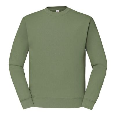 Heren klassiek ingelegd sweatshirt (hemelsblauw)
