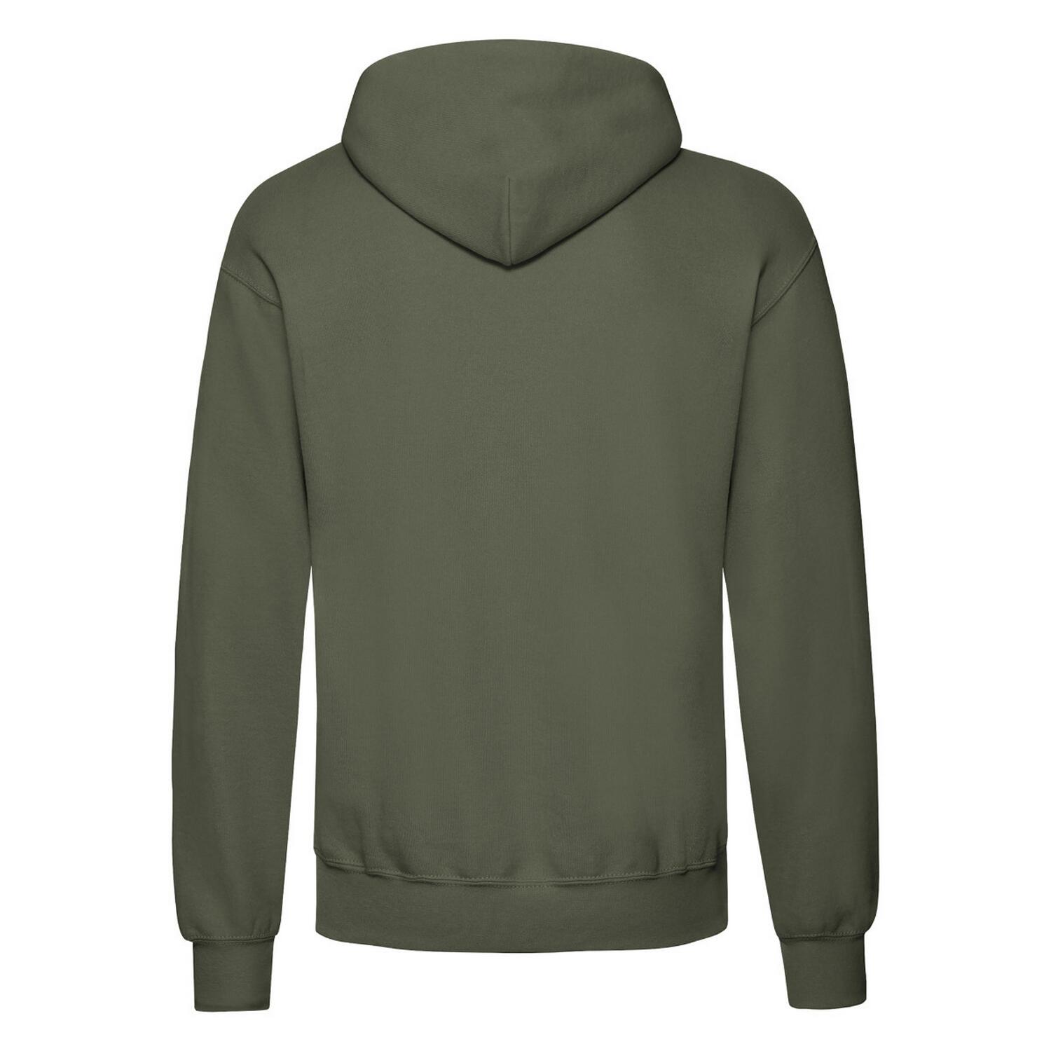 Sudadera Classic para Hombre Oliva Clásico 2/3