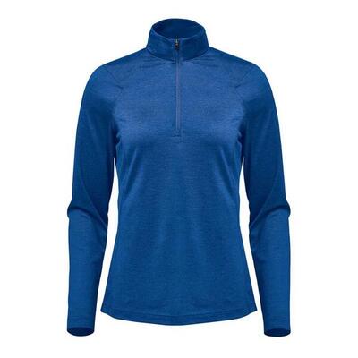 Dames milano quarter zip pullover (zwart)