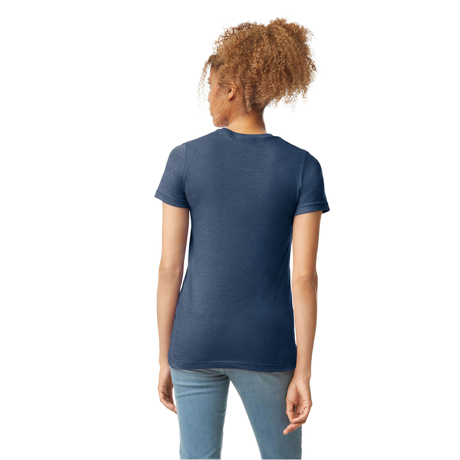 Tshirt SOFTSTYLE Femme (Bleu Marine) 2/2