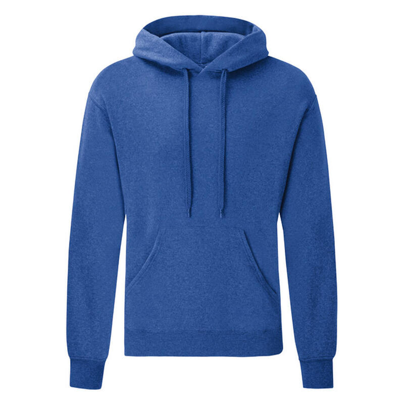 Sweat À Capuche CLASSIC Homme (Bleu Roi Chiné)