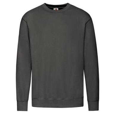 Heren lichtgewicht setin sweatshirt (wit)