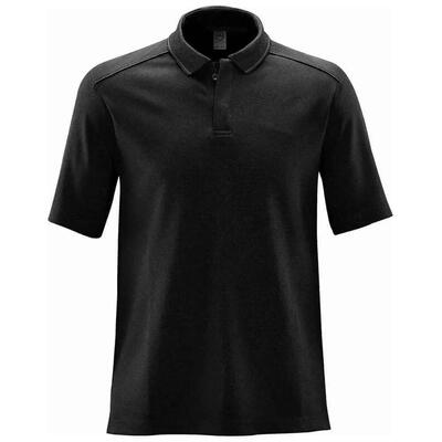 Heren endurance hd poloshirt (zwart/dolfijn)