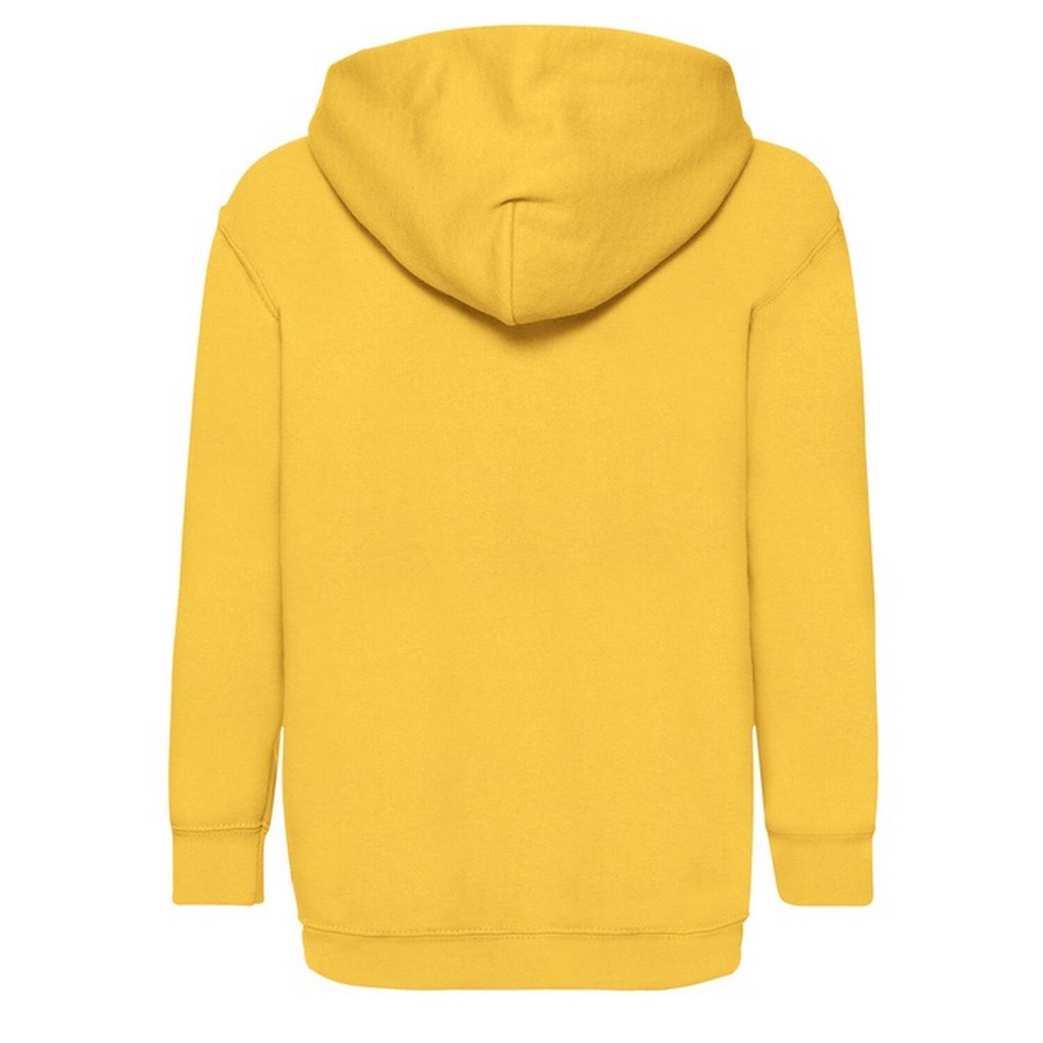 Felpa Con Cappuccio Bambini Fruit Of The Loom Classic Girasole 2/3