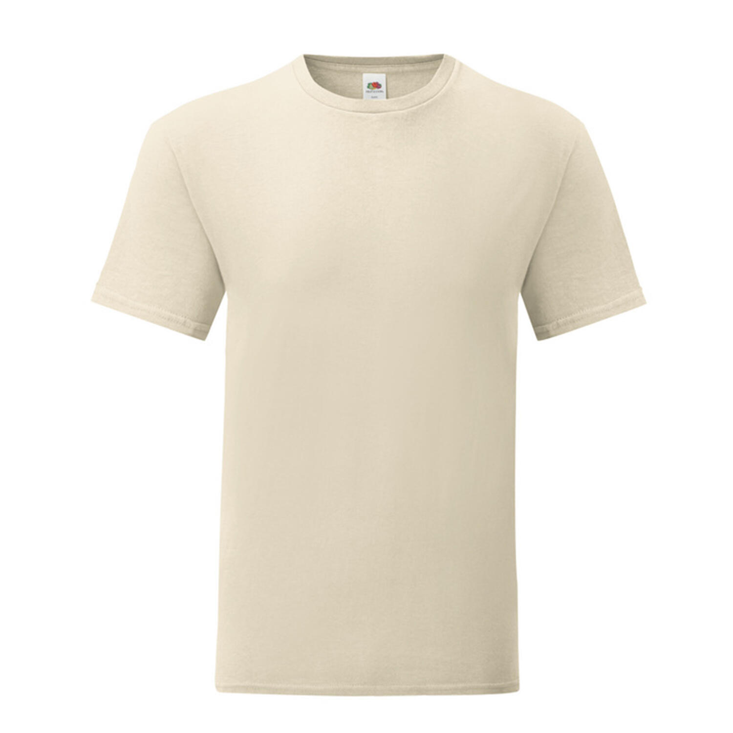Fruit Of The Loom - Maglietta Baseball Uomo 100% Cotone, Manica Corta, Colore Carbone (Taglia L)