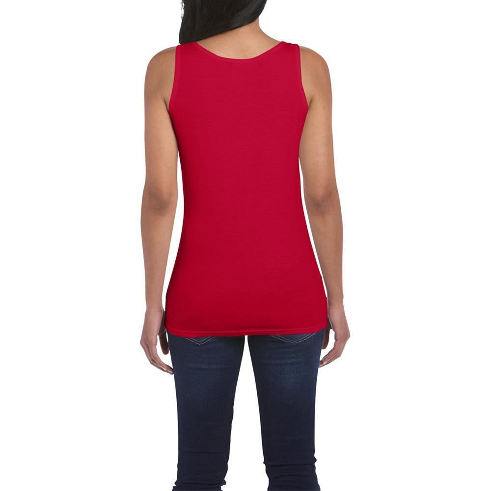 Gilet Débardeur Style Doux Pour Femmes (Rouge Cerise) 3/4