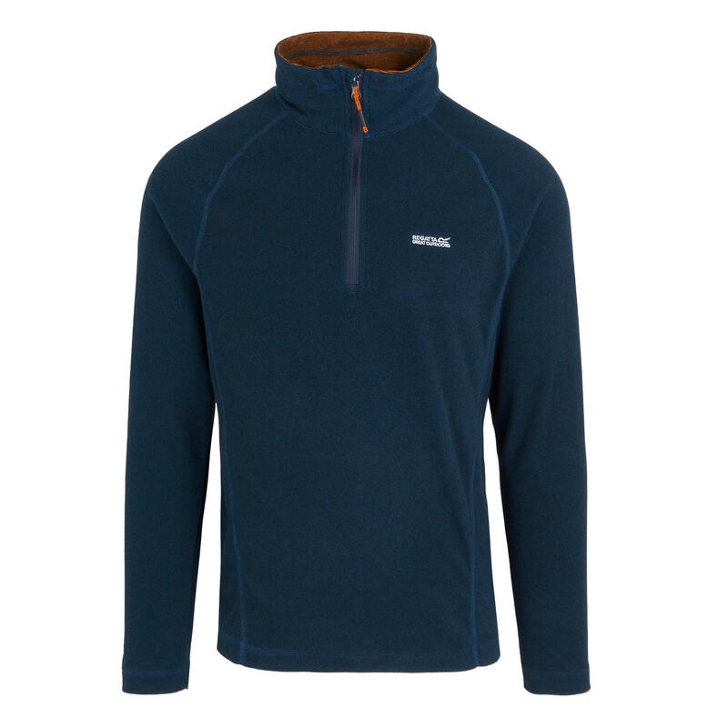 Polaire MONTES Homme (Bleu Marocain / Bleu Marine / Orange Sombre)