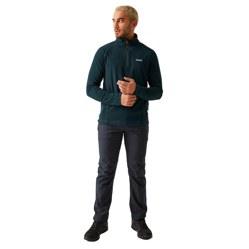 Polaire MONTES Homme (Bleu Marocain / Bleu Marine / Orange Sombre)
