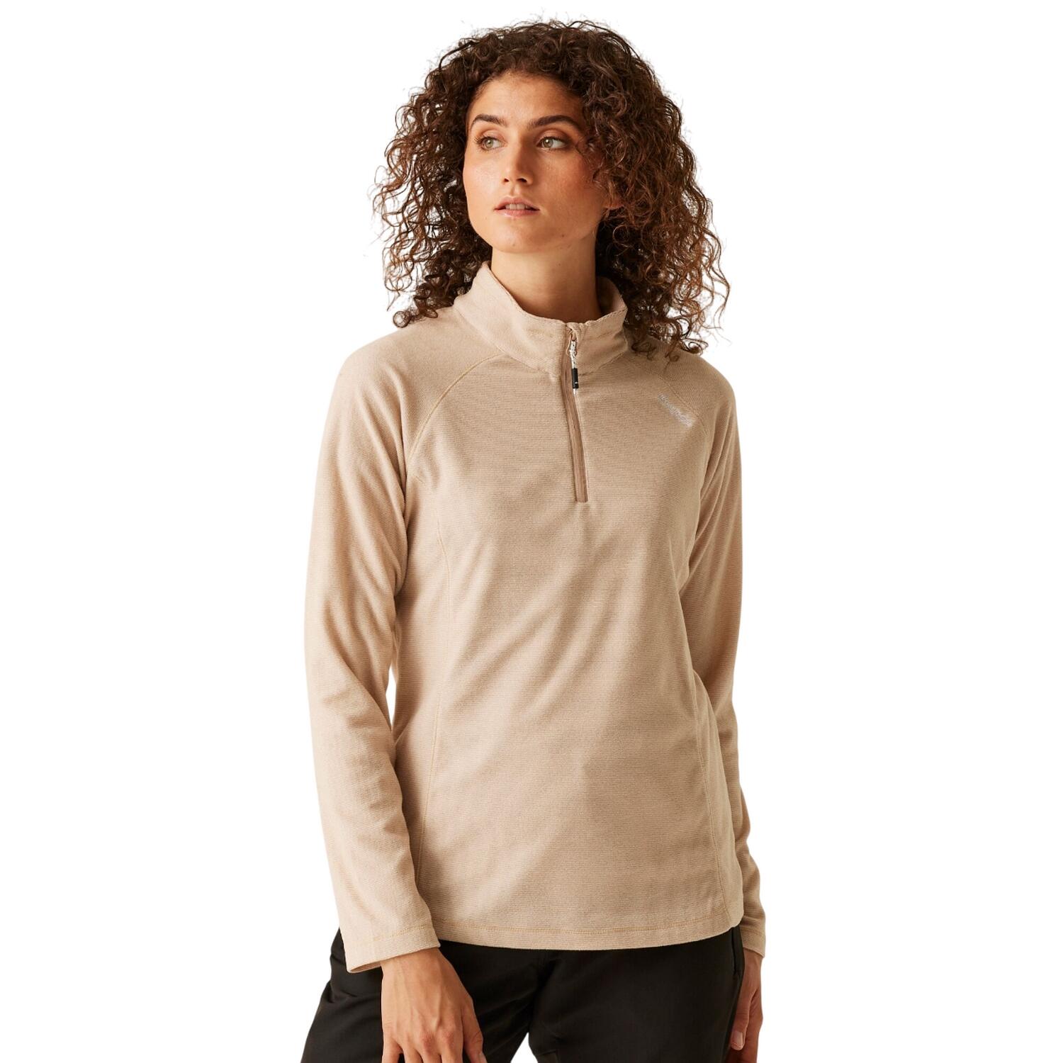 Great Outdoors Felpa A Cerniera Corta In Pile Donna Regatta Montes Grigio Caldo 4/5