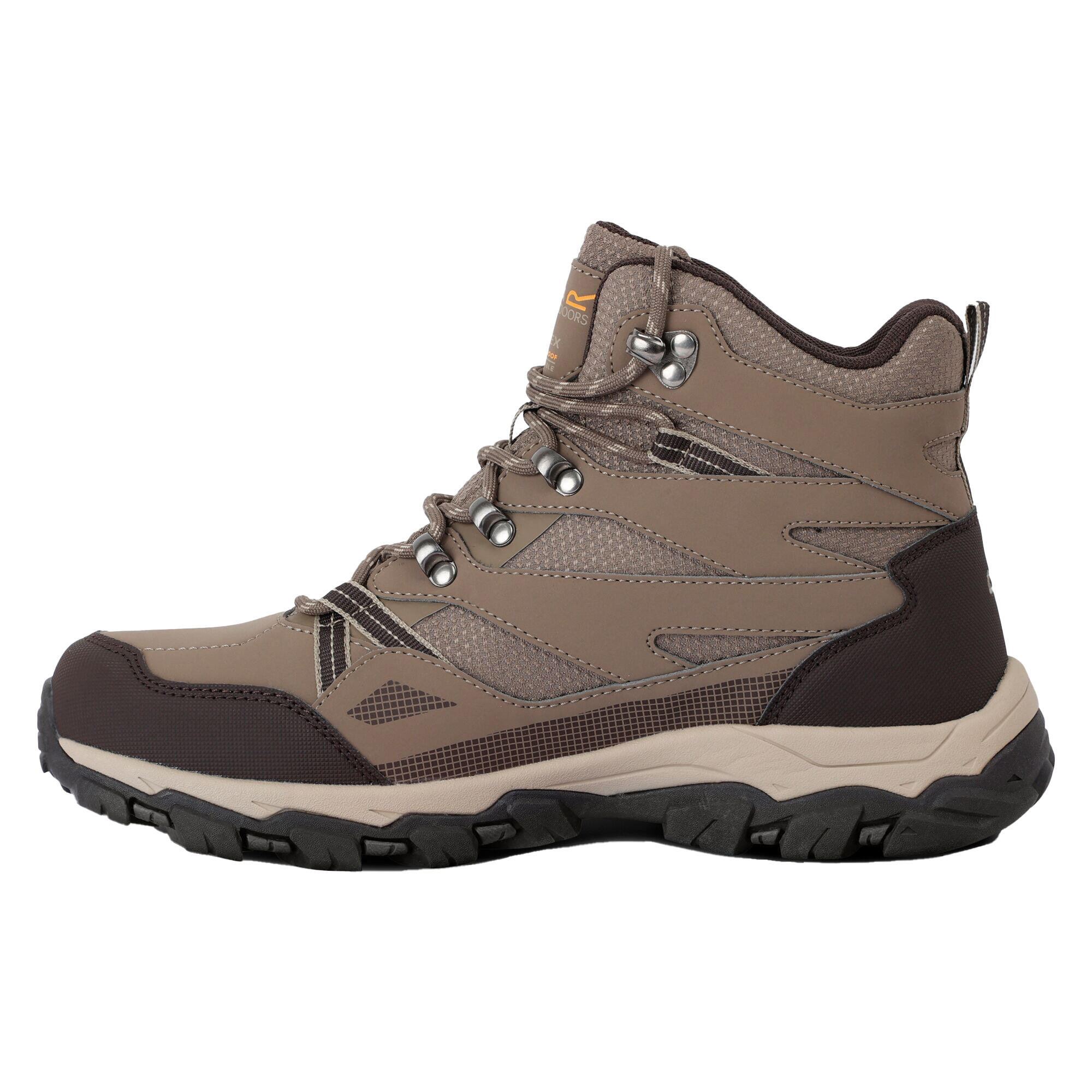 Botas de Senderismo Holcombe III para Mujer Nogal Marrón, Pimienta Blanca 3/5