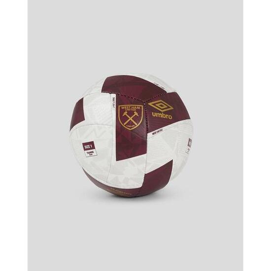 Mini Ballon De Foot 24/25 NEO SWERVE (Blanc / Doré / Bordeaux)