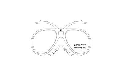 RUDY PROJECT KIT RX OPTICAL PER OCCHIALI RUDY PROJECT SKERMO/KLONYX PER MASCHERA SCI/CROSS