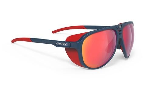 OCCHIALI RUDY PROJECT STARDASH BLUE NAVY MATTE LENTE MULTILASER RED