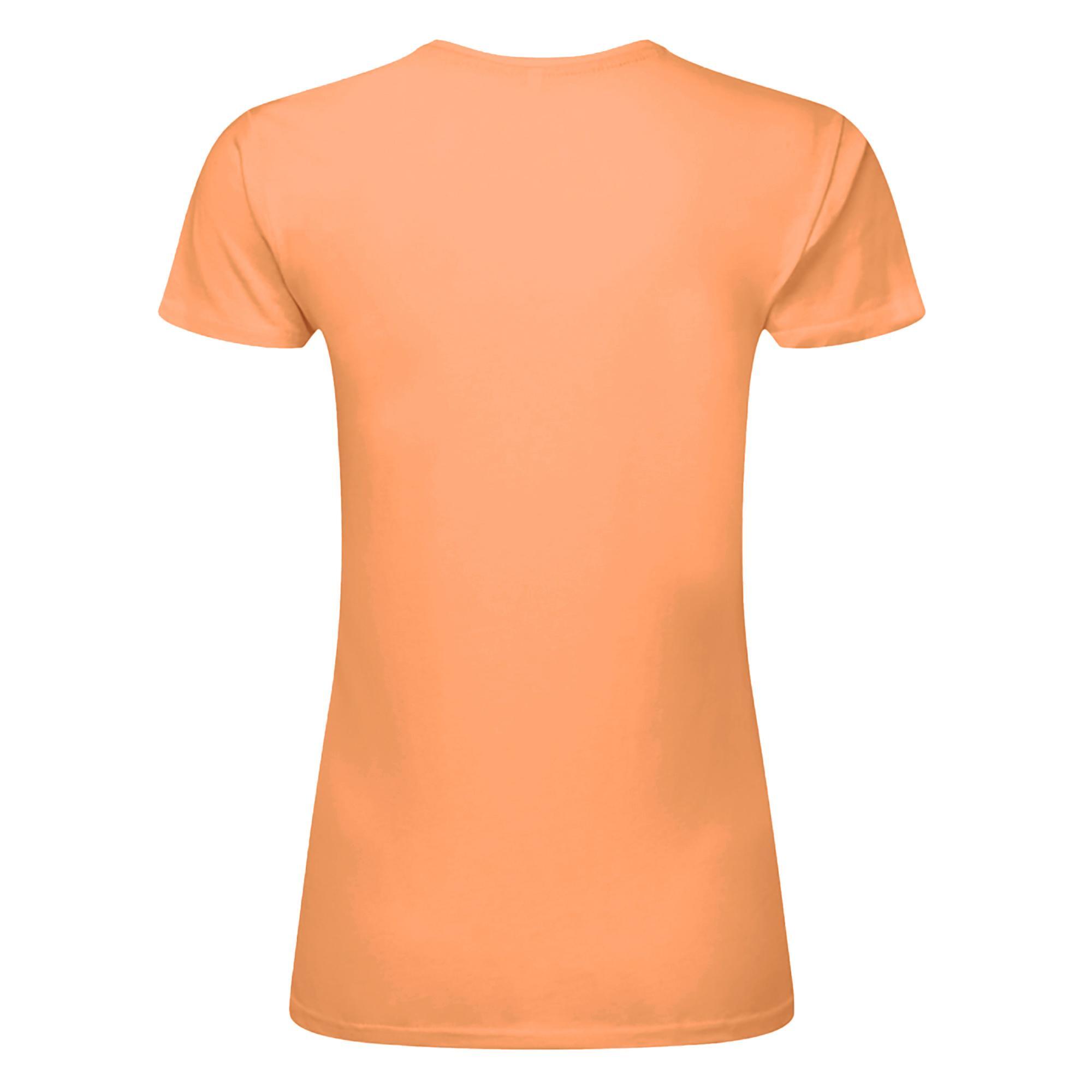 Tshirt PERFECT PRINT Femme (Cantaloup) 2/3