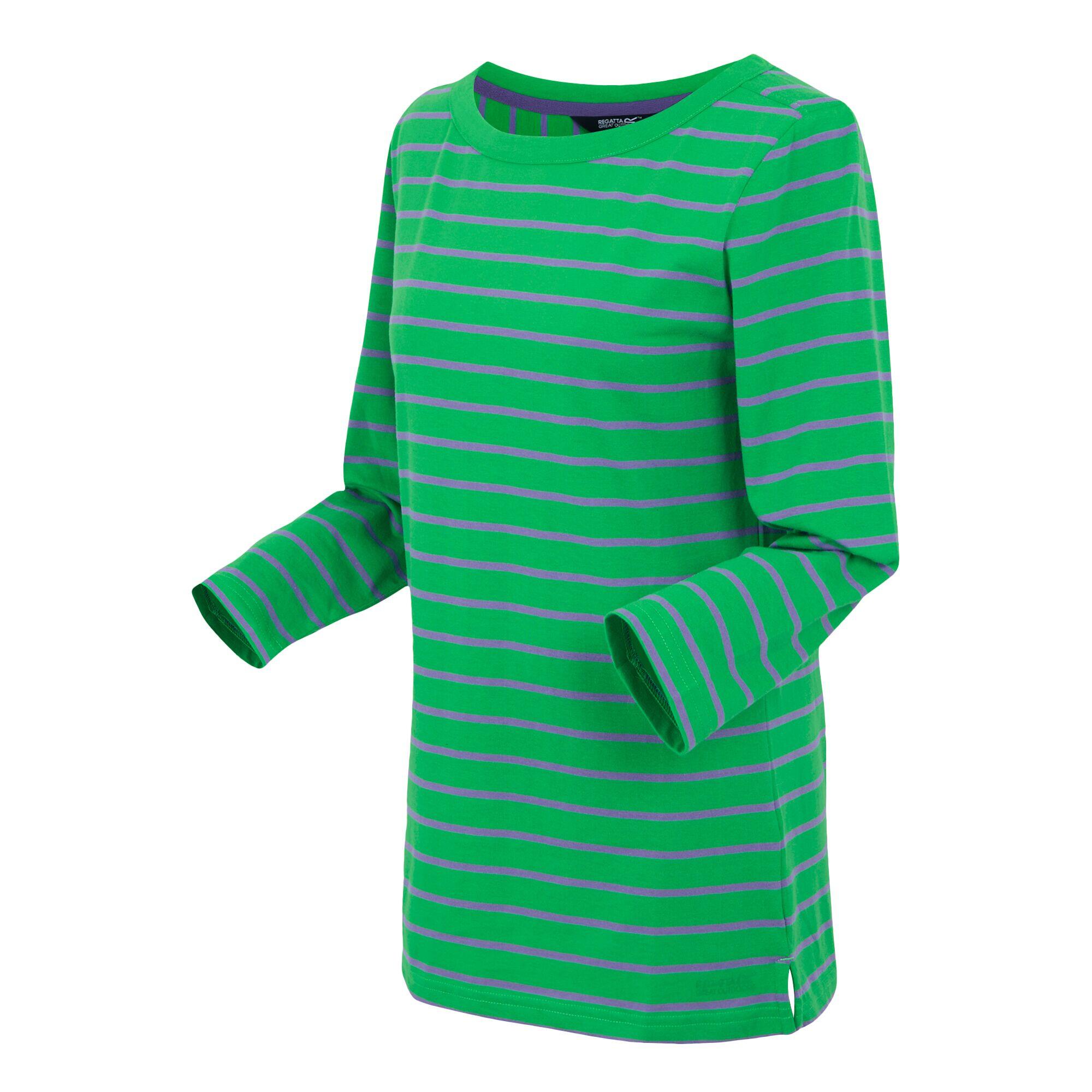 Tshirt Motif/style Rayé BAYLETTE Femme (Vert) 3/5