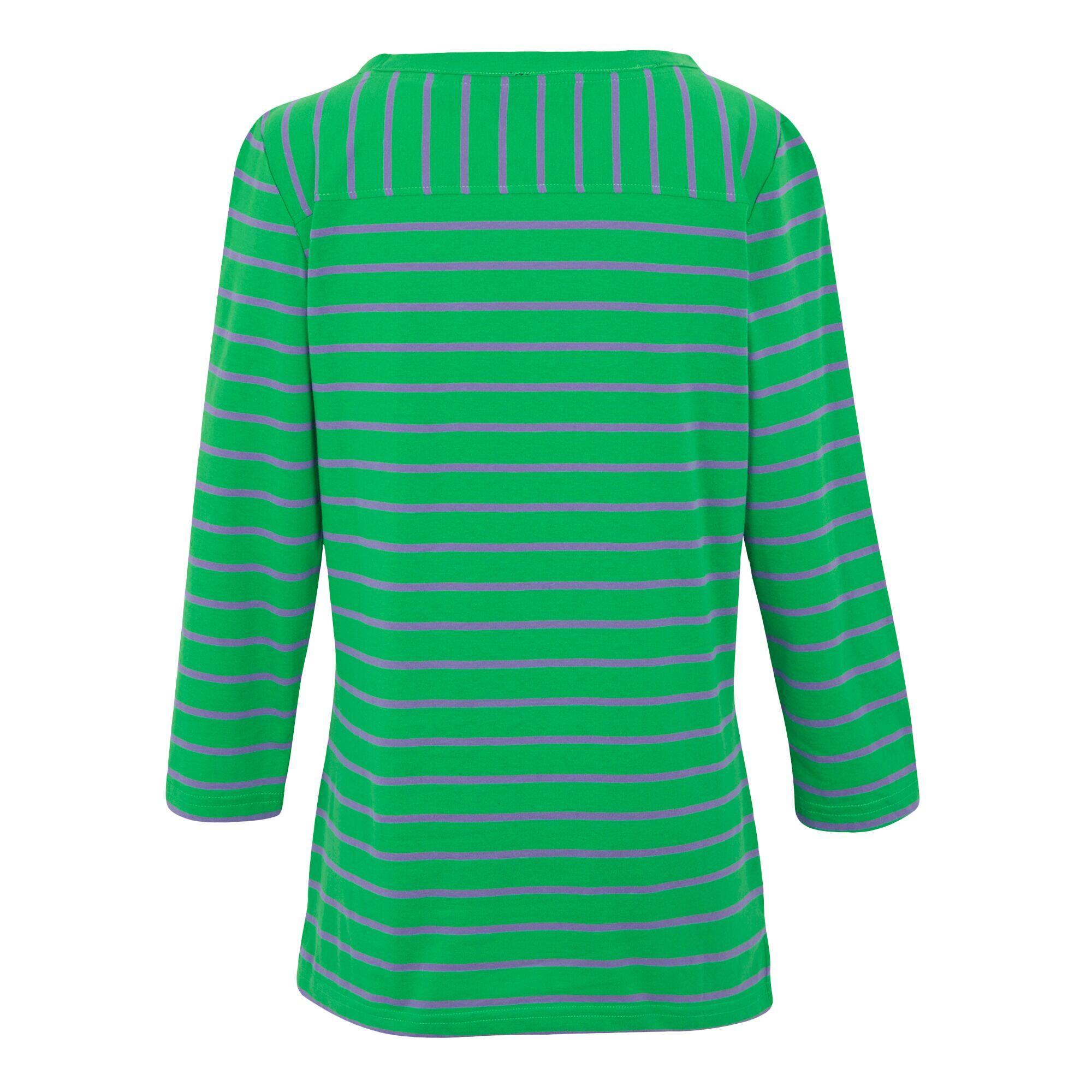 Tshirt Motif/style Rayé BAYLETTE Femme (Vert) 2/5