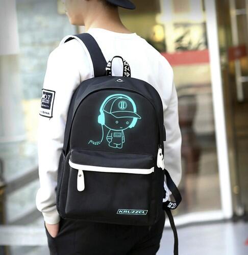 Mochila para niños con reflectantes para el colegio, 19 litros, con LED 6/7